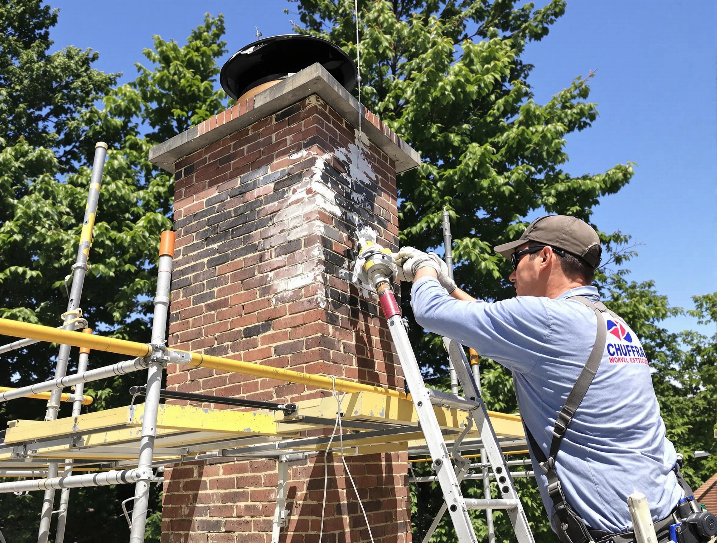 Structural chimney repair by Riverdale Chimney Sweep in Riverdale, GA