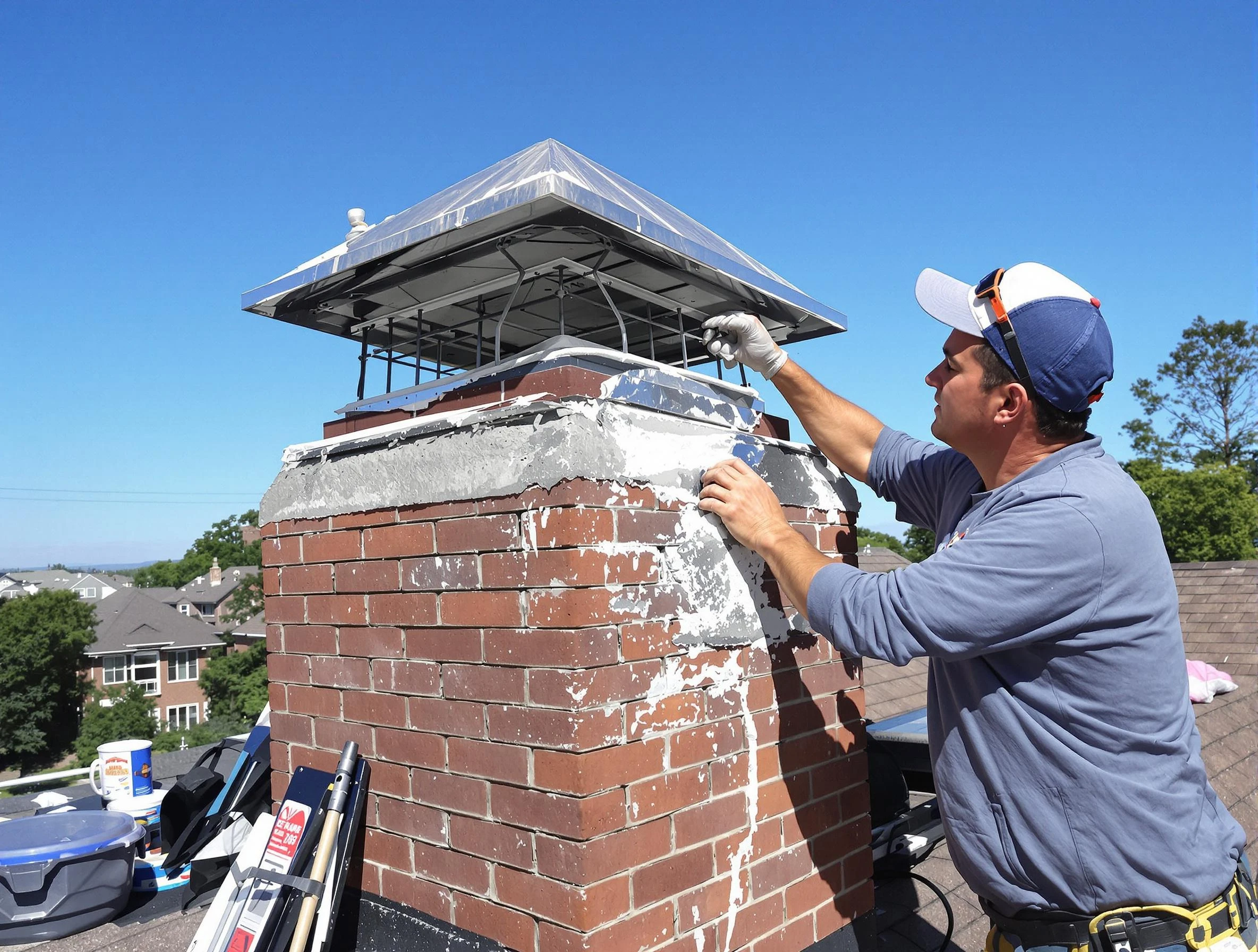 Chimney Crown Services service in Riverdale, GA